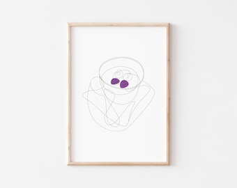 Minimalismo "Café" A1 A2 A3 A4 A5 PDF Impresión digital Hogar Pared