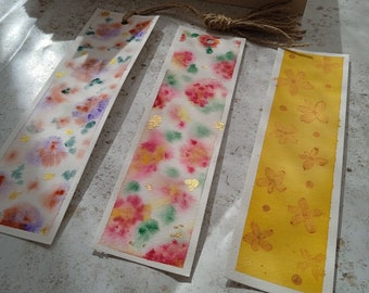 Juego de 3 extravagantes marcadores de acuarela: purpurina brillante, detalles en papel de aluminio y diseños creativos