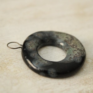 handmade ceramic pendant