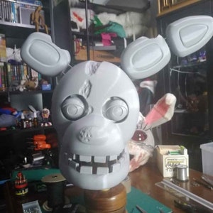Five Nights At Freddy&#39;s Movie Springtrap Head Helmet ( DIGITAL FILE ONLY)