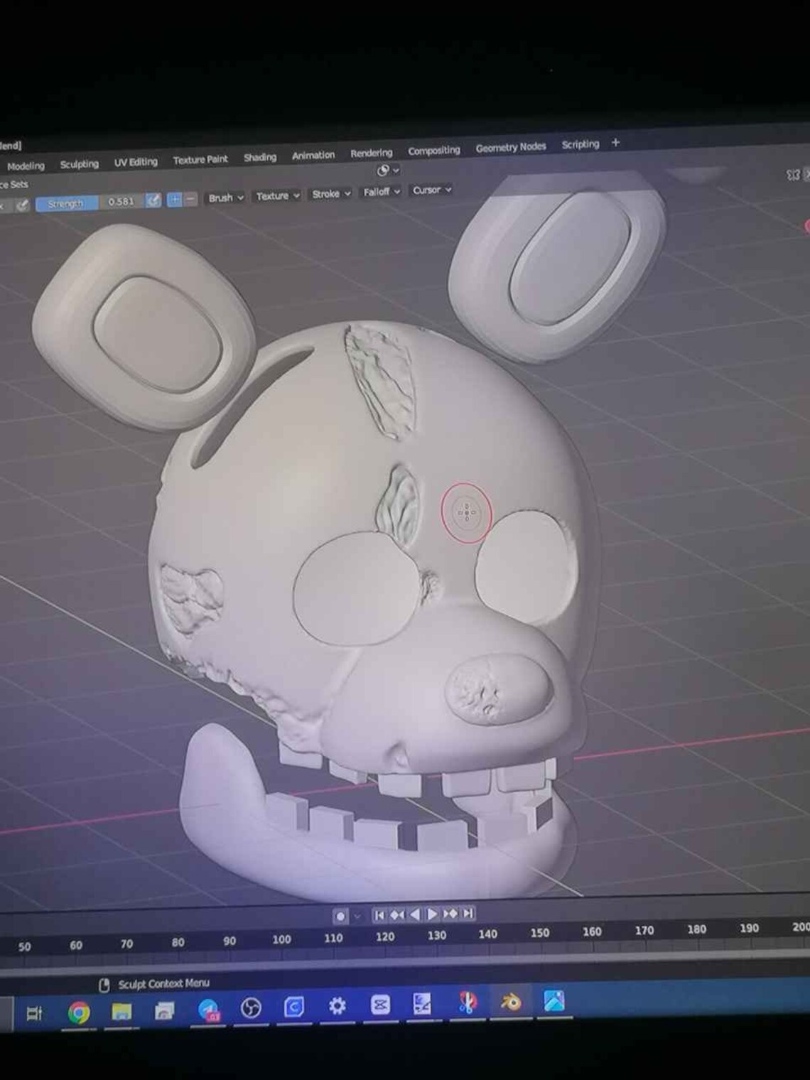 Five Nights at Freddy's Movie Springtrap Head Helmet ( DIGITAL FILE ...