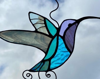 Stained glass Hummingbird