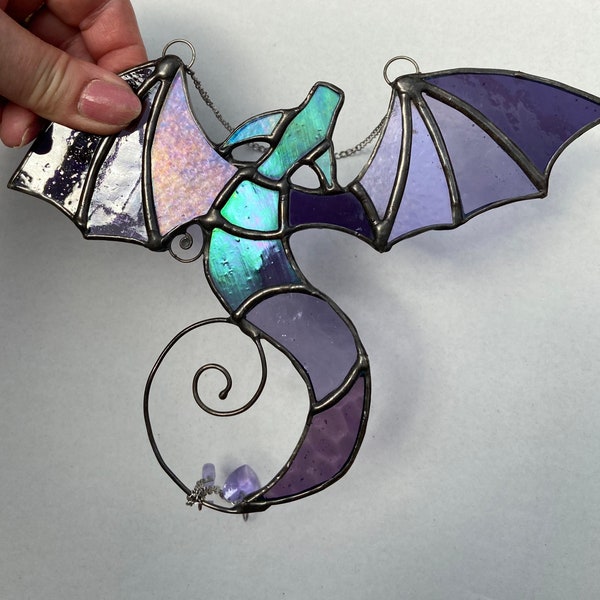 Vitrail Dragon (violet/lilas)