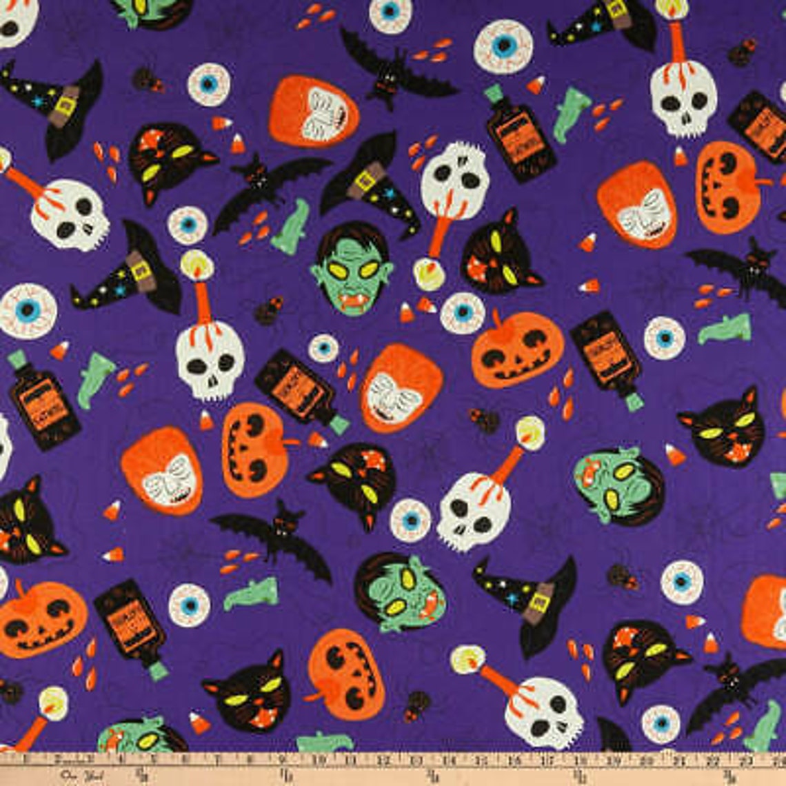 Haunted House by Alexander Henry Cotton Fabric by the Yard
