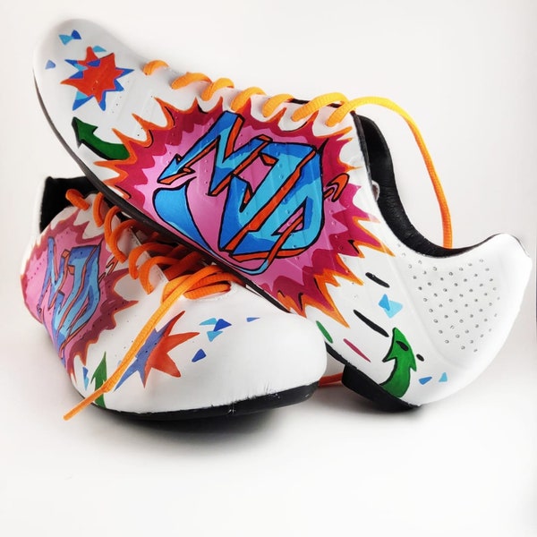 Custom Cycling Shoes Etsy