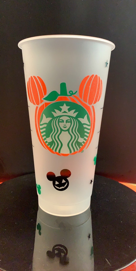 1 Custom 24oz STARBUCKS Reusable Cold to Go Cup MICKEY MOUSE LOUIS