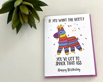 Funny Birthday Card  | Blank Inside