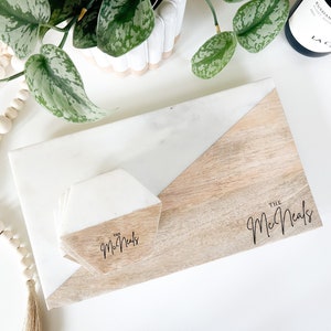 Charcuterie Board Personalized, Housewarming Gift, Wedding Gift, Anniversary Gift - Custom Cheese Board, Cutting Board, Serving Tray