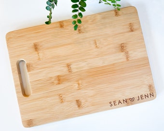 Personalized bamboo Cutting Board, Charcuterie Board Serving Platter, Wedding gift,Housewarming Gift,Corporate Gift, Christmas Gift