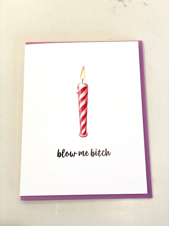 Funny Birthday Card | Birthday Card For Her | Blank Inside