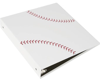 Baseball Trading Card Binder, Baseball Fan Gift, Baseball Scorebook, Baseball Scorekeeping, Baseball School Binder