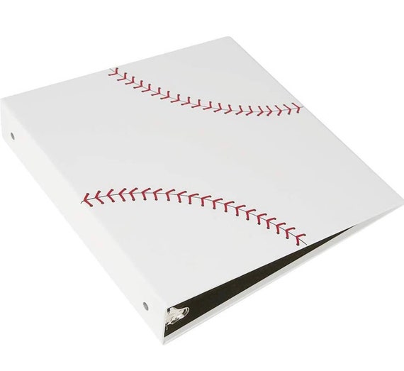 Baseball Trading Card Binder, Baseball Fan Gift, Baseball Scorebook, Baseball Scorekeeping, Baseball School Binder