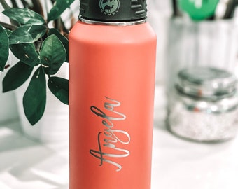 Personalized Water Bottle | Laser Engraved Water Bottle | Polar Camel 32oz Water Bottle | Vacuum Insulated Water Bottle