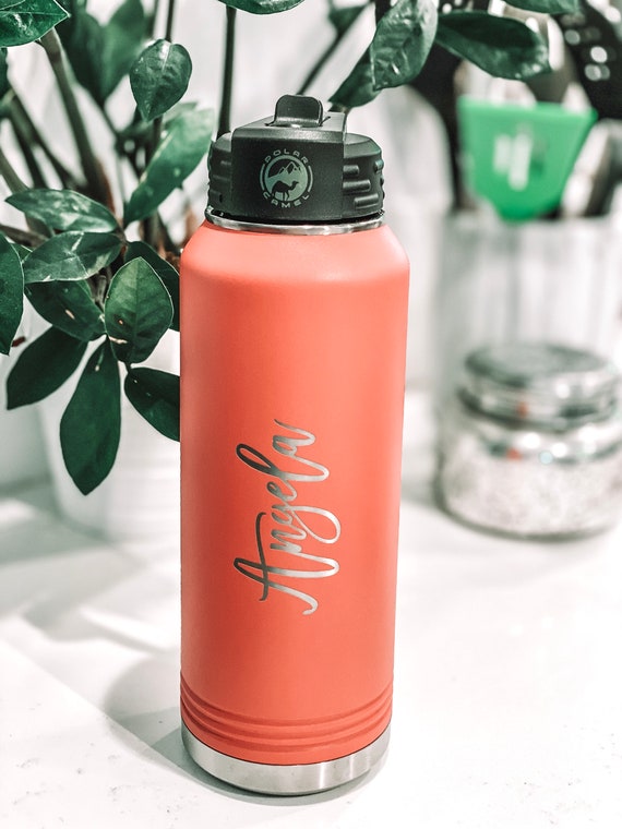 Personalized Water Bottle | Laser Engraved Water Bottle | Polar Camel 32oz Water Bottle | Vacuum Insulated Water Bottle