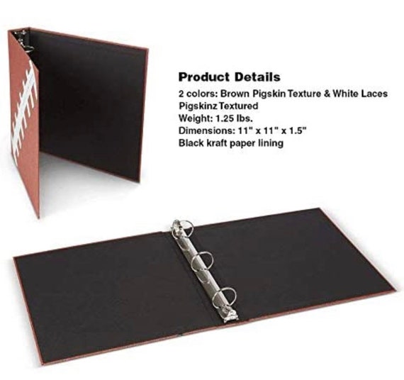 Baseball Card Binder Lot Of 4 BCW Black Football Card Collection 3-Ring  Binders - Standard Size, Holds Trading Cards, Albums