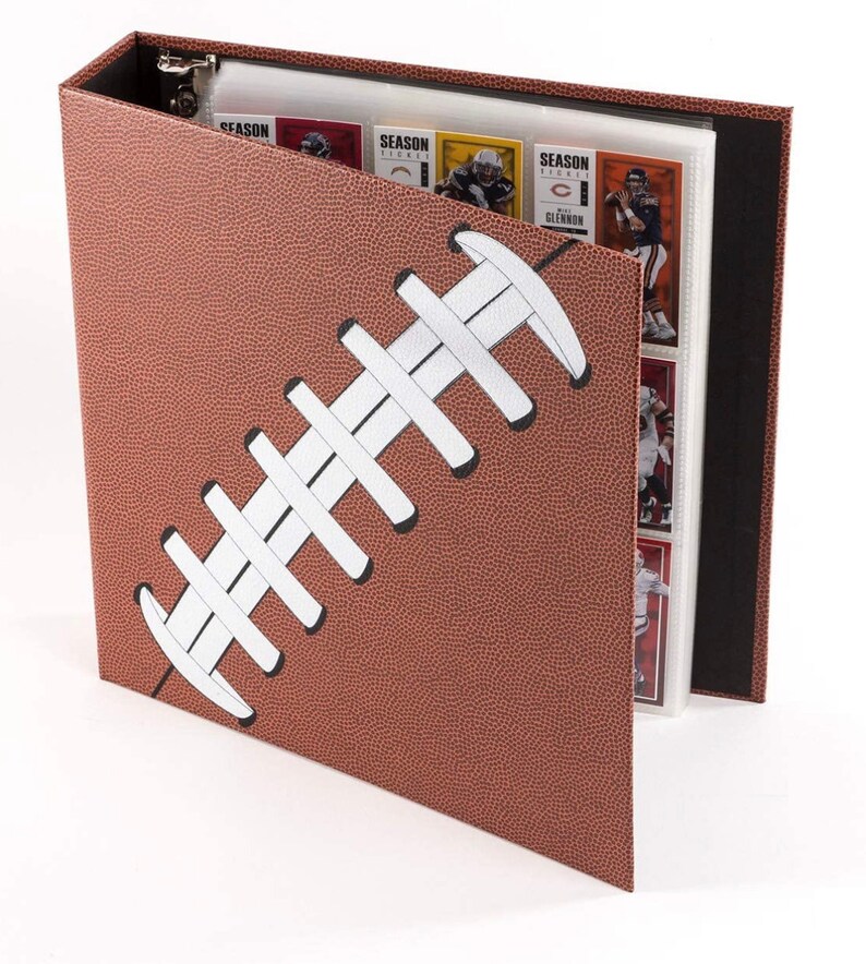 Football Trading Card Binder Etsy