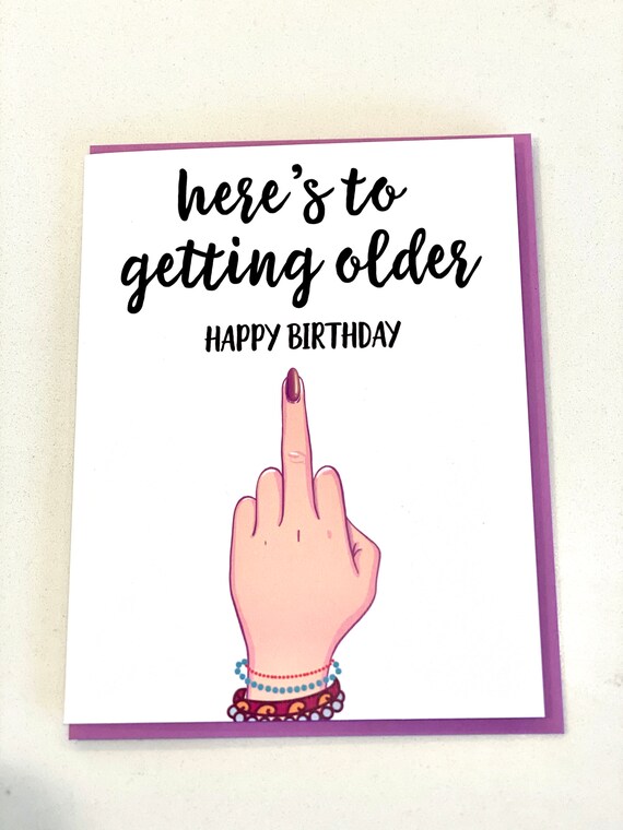 Funny Birthday Card | Birthday Card For Her | Blank Inside