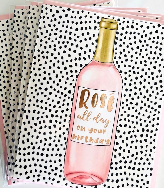 Birthday Card For Her | Rose All Day | Blank Inside