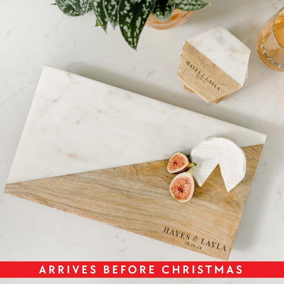 Personalized Charcuterie Board Set: Housewarming or Wedding Gift for Couple