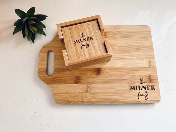 Custom Cutting Board Cheese Board Charcuterie Board Housewarming Gift, Eco Friendly Gift