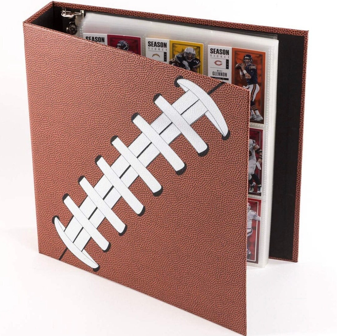 football cards binder Amazon.com: Football Card Binder 900 Pockets, Trading Card Binder 9 Pocket  with 50 Removable Sleeves Fits 900 Sport Cards, 3 Ring Card Holder with  Zipper, Collector Storage Album : Toys & Games
