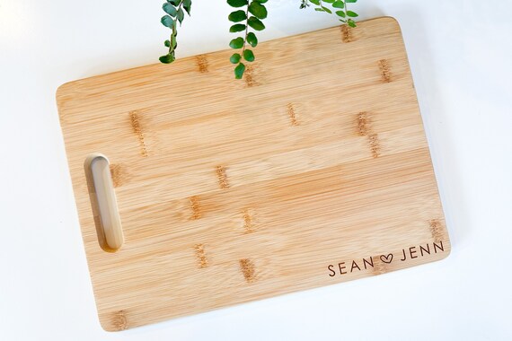 Personalized bamboo Cutting Board, Charcuterie Board Serving Platter, Wedding gift,Housewarming Gift,Corporate Gift, Christmas Gift