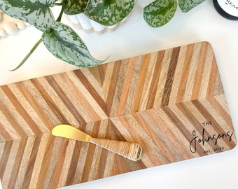 Personalized Charcuterie Board, Wedding Gift, Anniversary Gift, Bridal Shower Gift, Cutting Board, Housewarming Gift, Mothers Day Gift