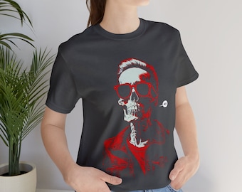 DEATH ZEGT HEY Unisex jersey T-shirt met korte mouwen