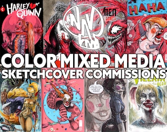 SKETCHCOVER COMMISSIONS  - COLOR Janauary 2024