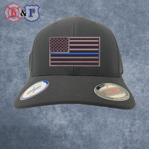 Tattered Flag Logo Flex Fit Cap | Etsy