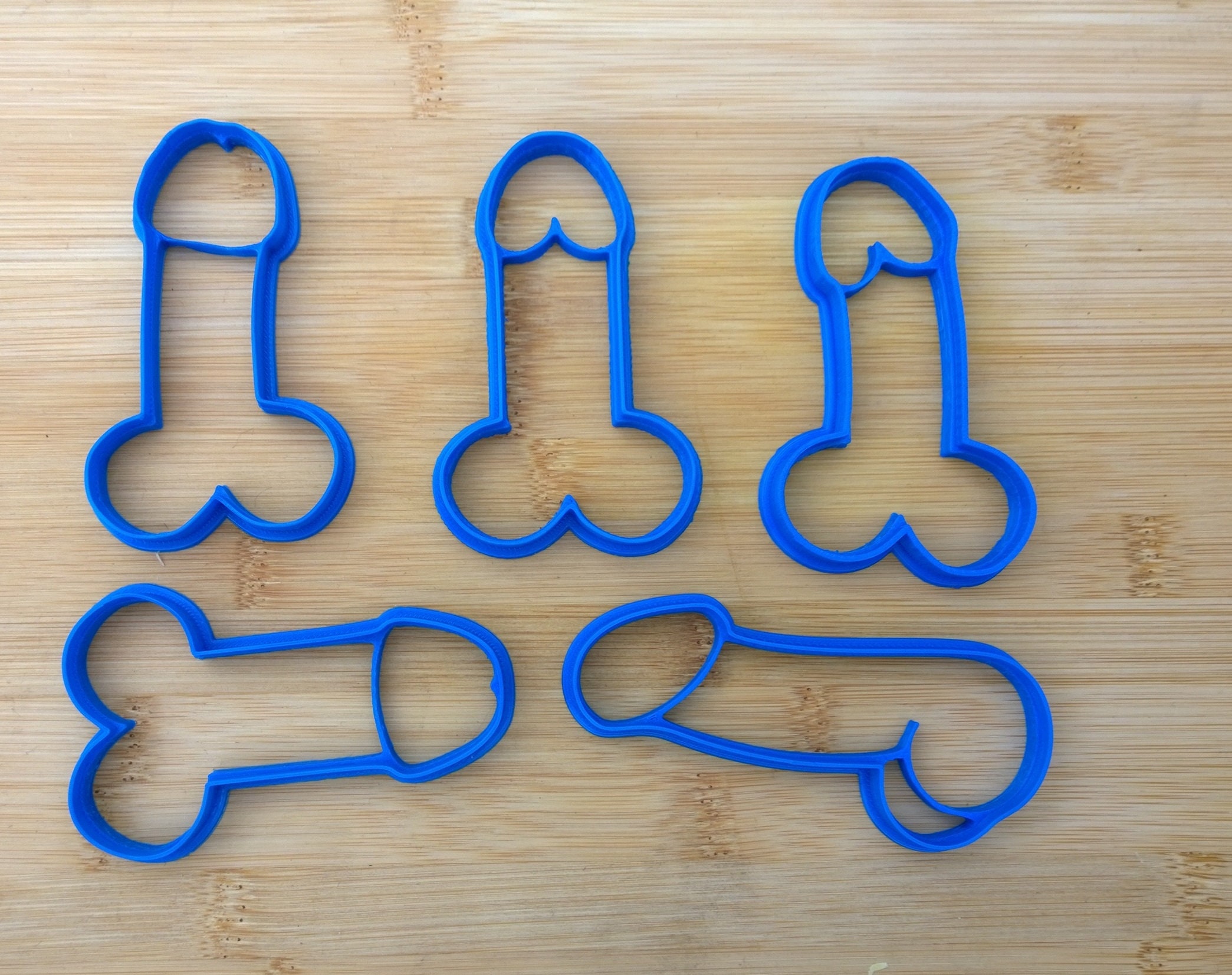 Naughty Penis Adult Set of Cookie Cutters 5 Great Cutters 4 image
