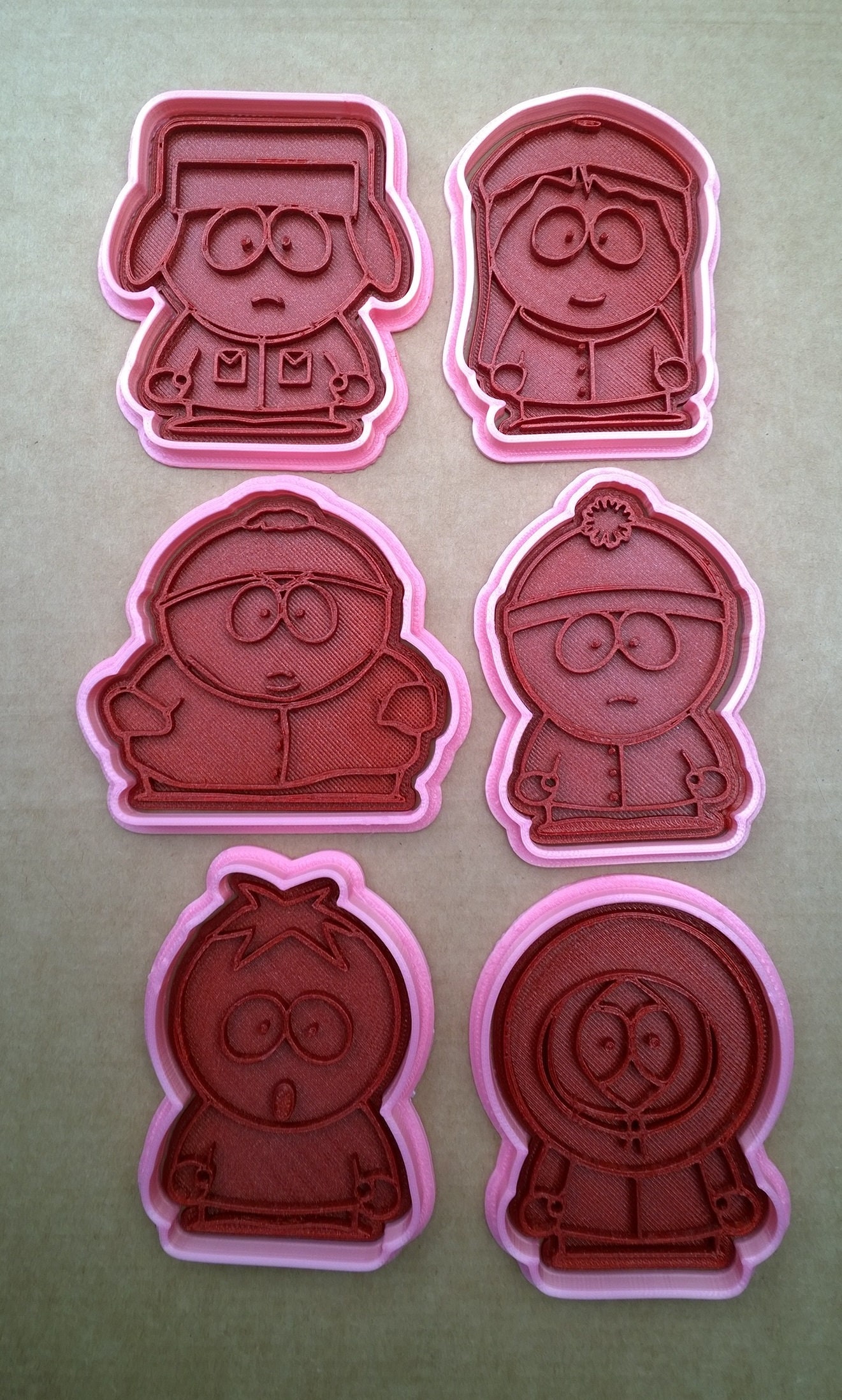 South Park Cookie Cutters Set of 12 6 Cutters & 6 Stamps Etsy