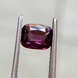 Natural Purple Spinel Cushion 0.83 Carat, Loose Gemstone,  Ring Size Spinel, for Solitare Jewelry Making, Ceylon Spinel, Loose Gemstone,