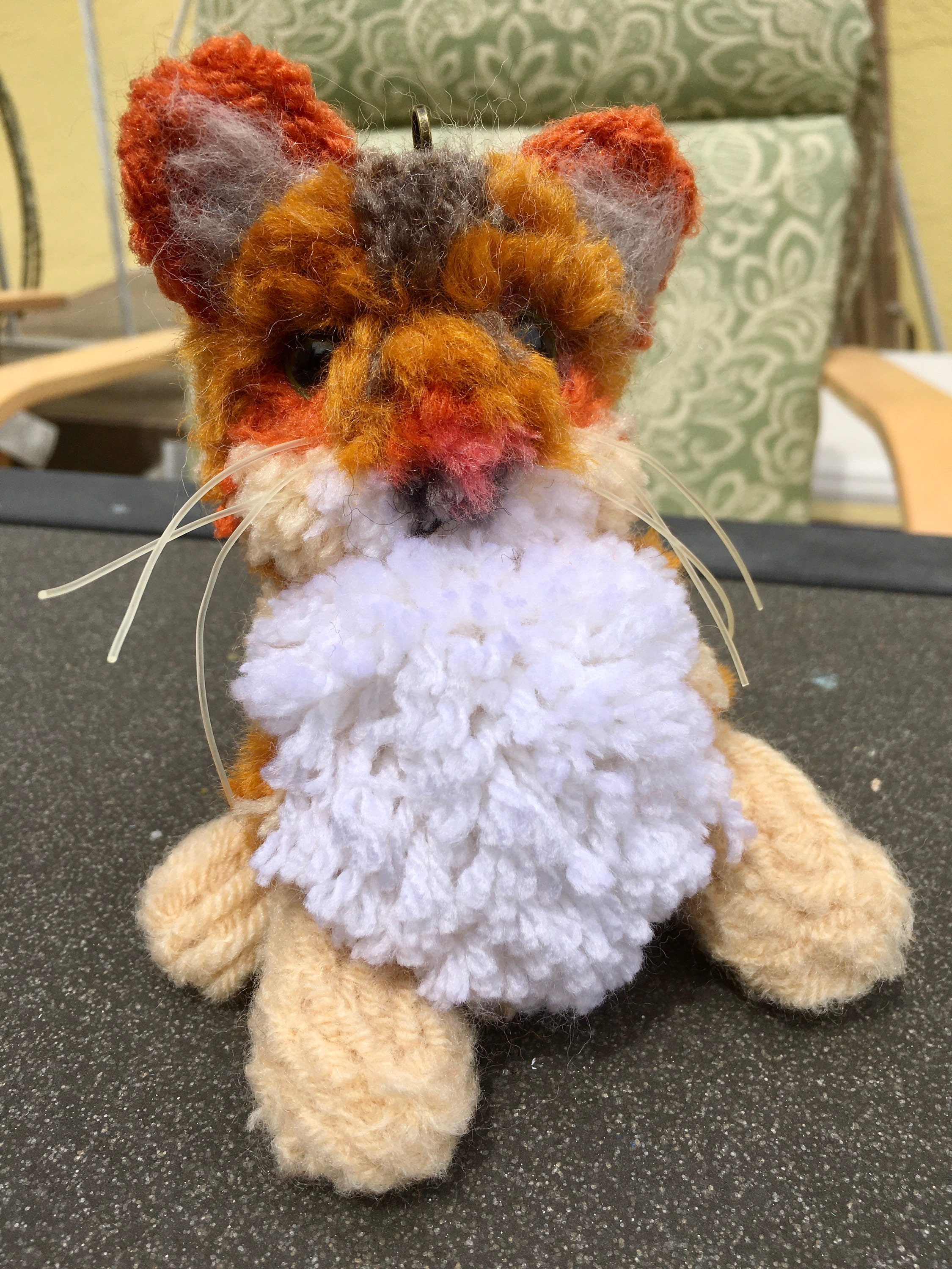 Yarn Pompom Cat Figure or Custom pompom pets cats order Etsy