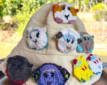 PUI PUI MOLCAR 8 crochet brooch sets