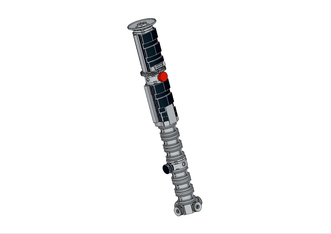 INSTRUCTIONS for a LEGO Lightsaber Inspired by Quinlan Vos Lightsaber