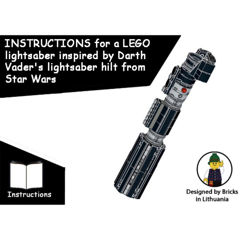 etsy lego lightsaber