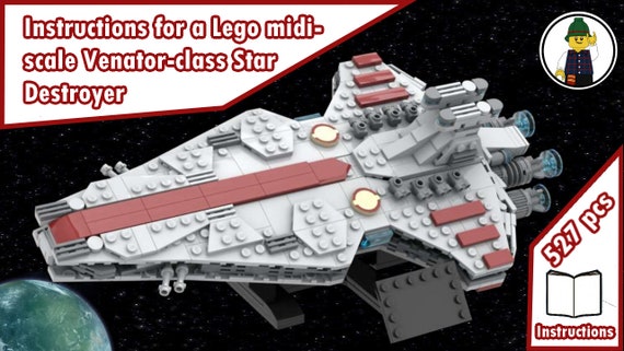 INSTRUCTIONS for a LEGO Midi scale Venator Inspired by Star Wars Clone Wars Etsy Sweden