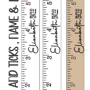 DIY Vinyl Kids Growth Chart Ruler Decal for Boys and Girls/height Ruler ...