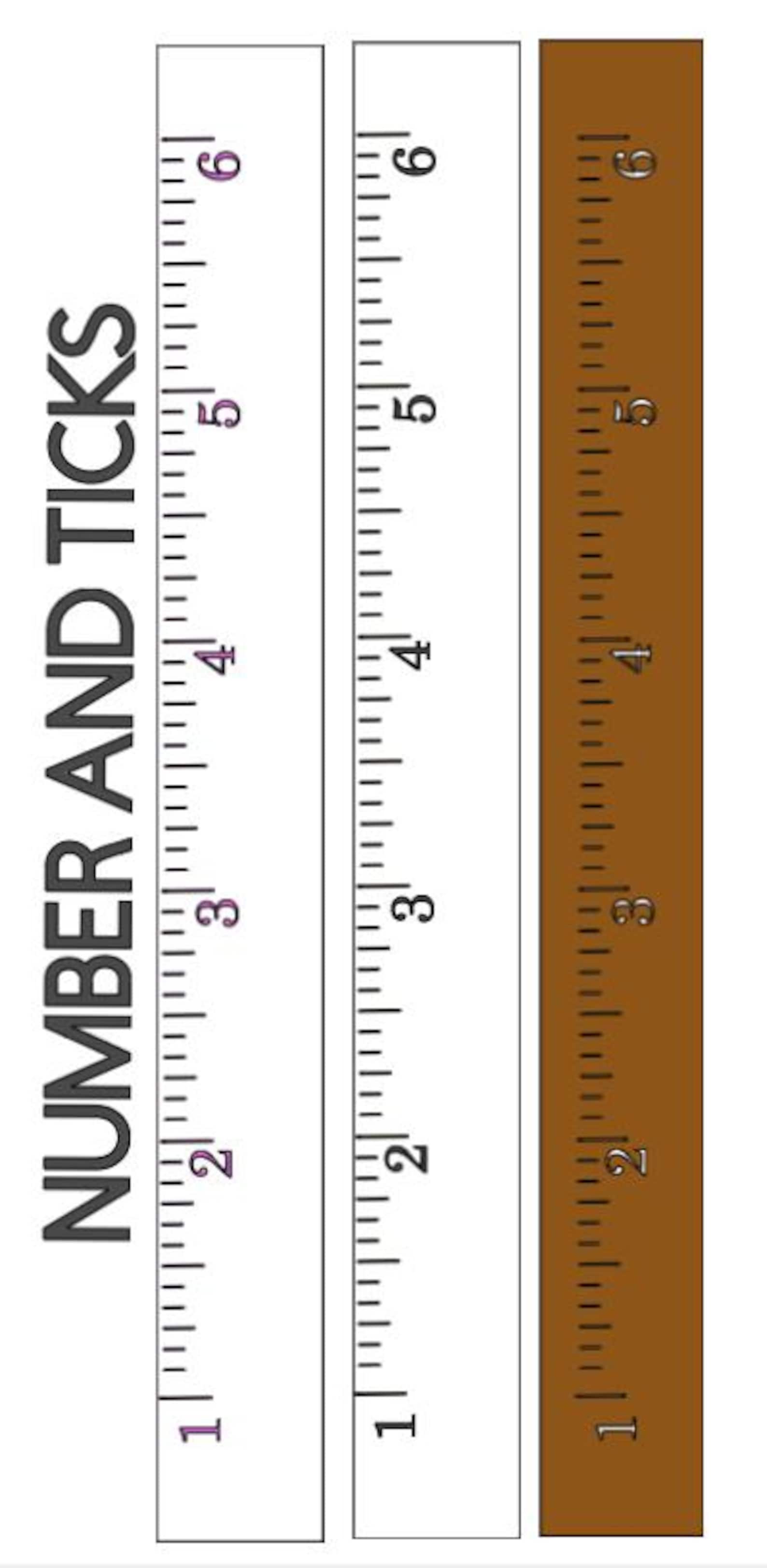 First Girl Ruler DIY Vinyl Kids Growth Chart Ruler Decal for Boys and Girls/height Ruler ...