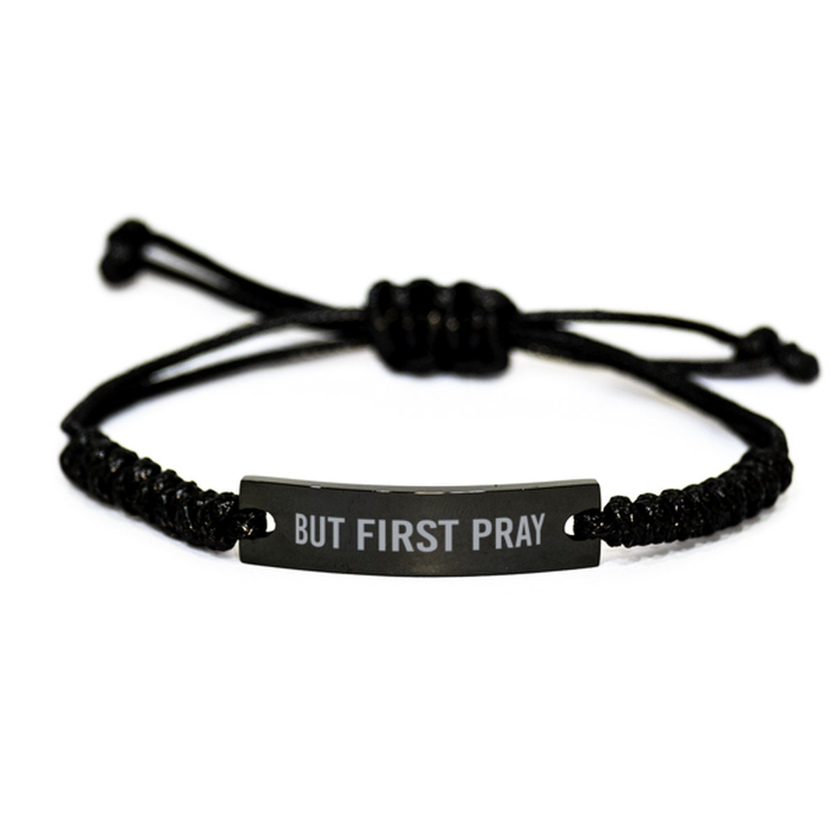 But First Pray Mens Christian Bracelet Prayer Gift Church Group