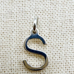 Sterling Silver Initial Charm – A to Z