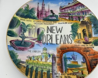 Vintage New Orleans Collectable Plate