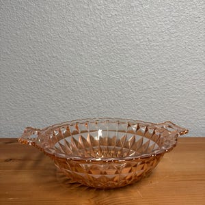 Vintage Pink Depression Glass Windsor Pink Bowl