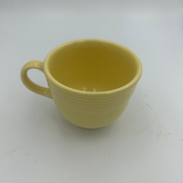 Vintage Yellow Fiesta Ware Tea Cup