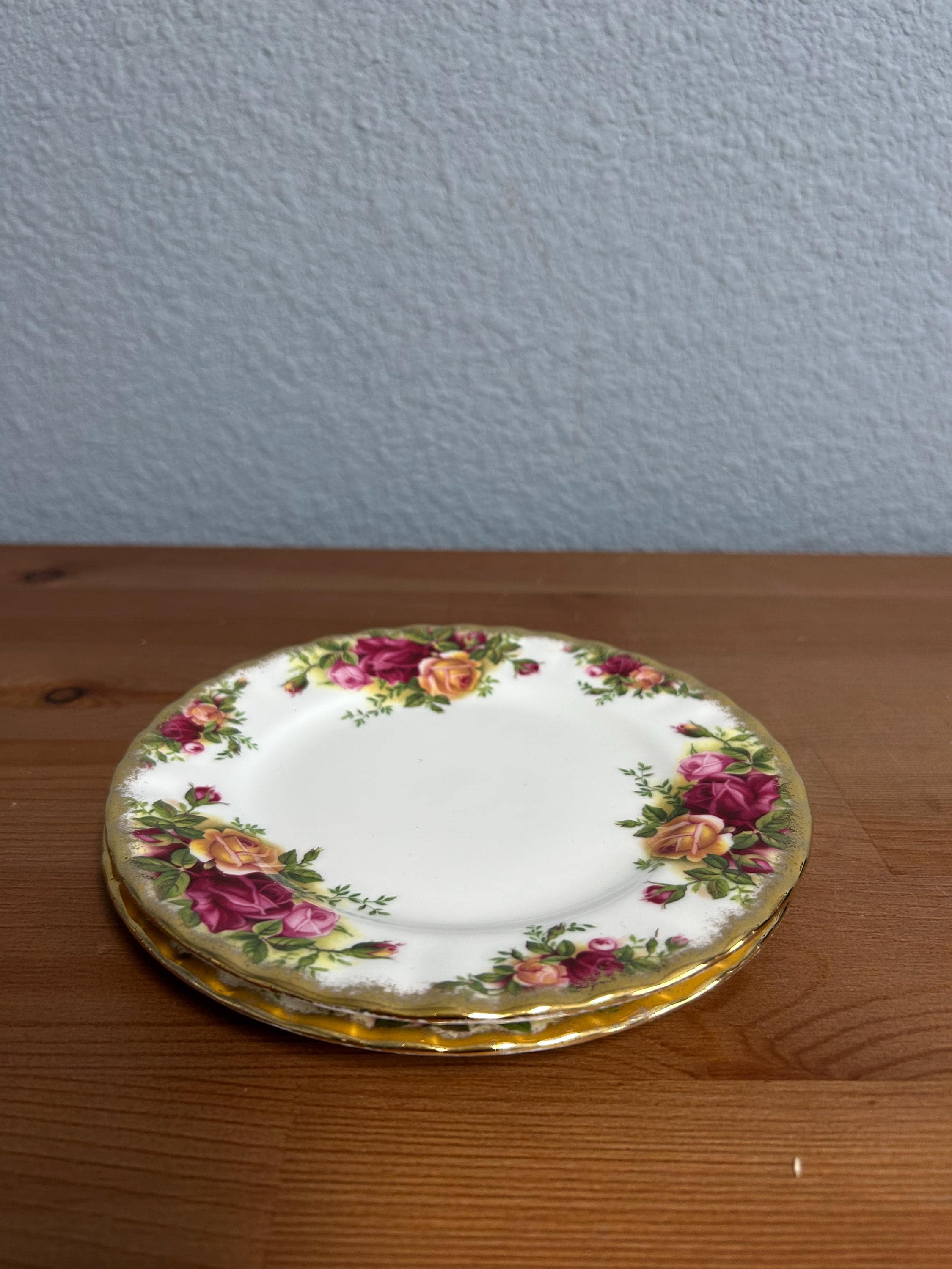 Vintage Royal Albert Fine Bone China 6 Inch Plates Set of 2 - Etsy