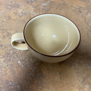 Vintage Denby Pottery England Coffee Mug Juice