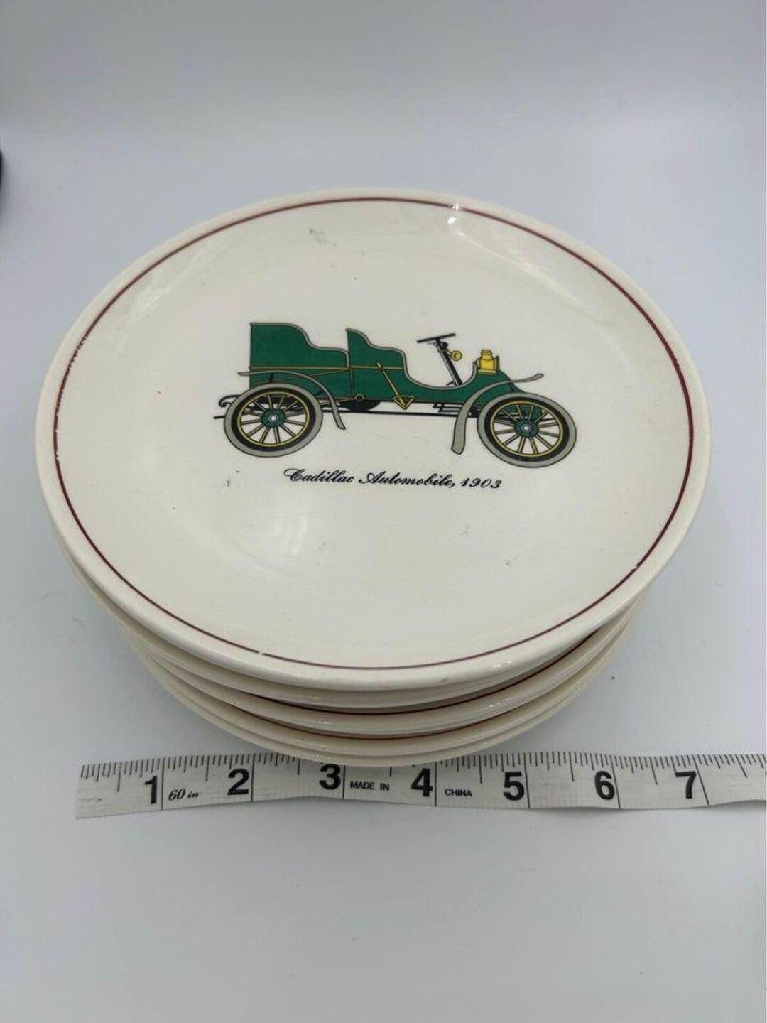 Vintage Set of 7 Antique Car Plates - Etsy