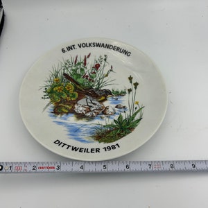 Vintage Volkswanderung Collectors Plate Bird Germany
