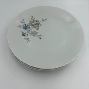 Vintage Set of 3 German Bavaria Plates Floral